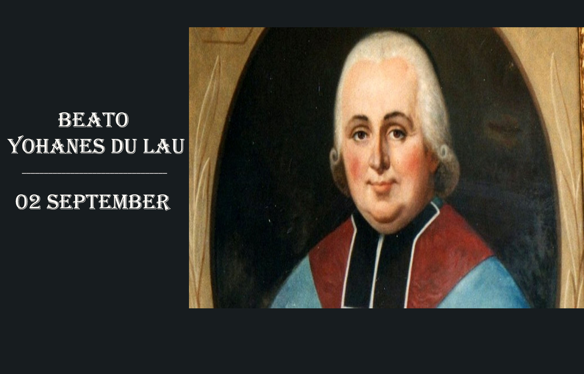 Beato Yohanes du Lau : 02 September