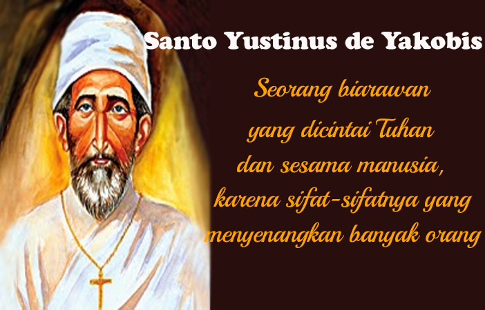 Santo Yustinus de Yakobis : 30 Juli